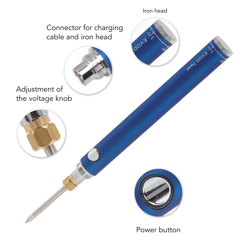 Wireless Charging Welding Pen Rechargeable Soldering Iron Tip Tool with