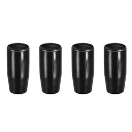 HARFINGTON Revolving Handle Grip, 4Pcs M12x65mm Female Thread Phenolic Handle Tapered Handle Insert Machine Handle for Industry Lathe Milling Replacement Parts