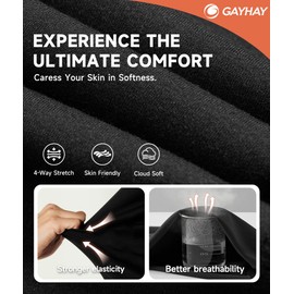 GAYHAY 3 Pack Leggings with Pockets for Women - Wine Red High Waisted Tummy Control Soft Workout Gym Yoga Pants