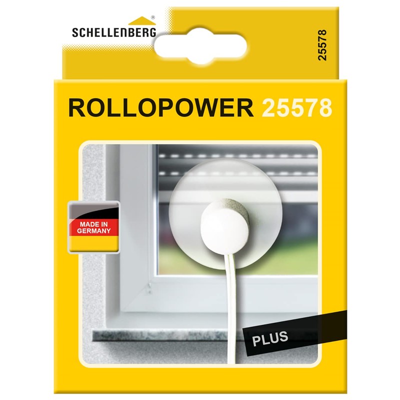 Schellenberg 25578 Solar Sensor Plus for Timer PLUS, White