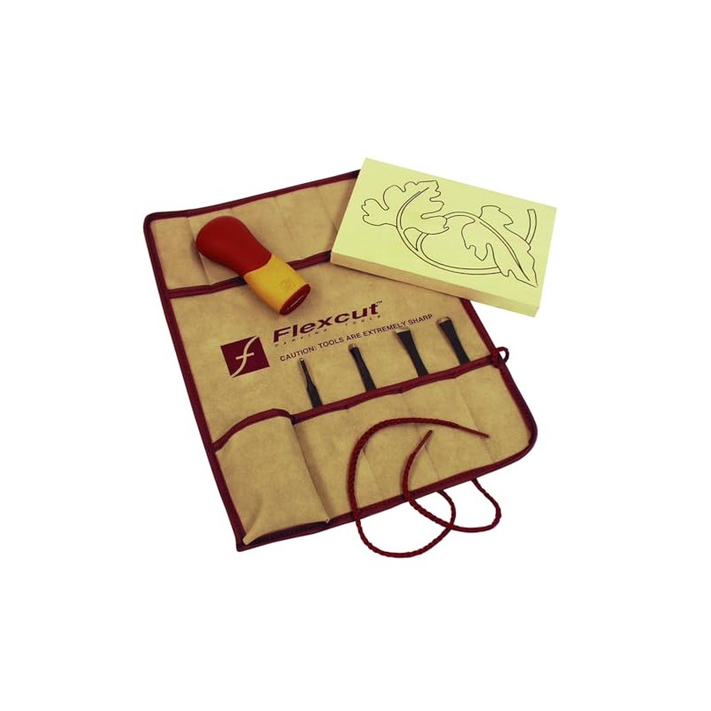 Flexcut Wood Carving Tools | 5 Piece Craft Carver Set