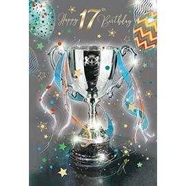 Cherry Orchard 17th Birthday Card from the Grayson Range complete with Gold Envelope and Gold Foil Detailing …