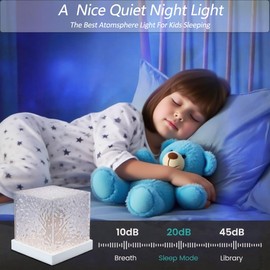 FineLiMoLa Ocean Wave Galaxy Projector,16 Colors Aurora Night Light with Remote