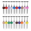 KEWAYO 20pcs PCB Drill Bits Set Spiral Flute Carbide 0.1mm-2.0mm