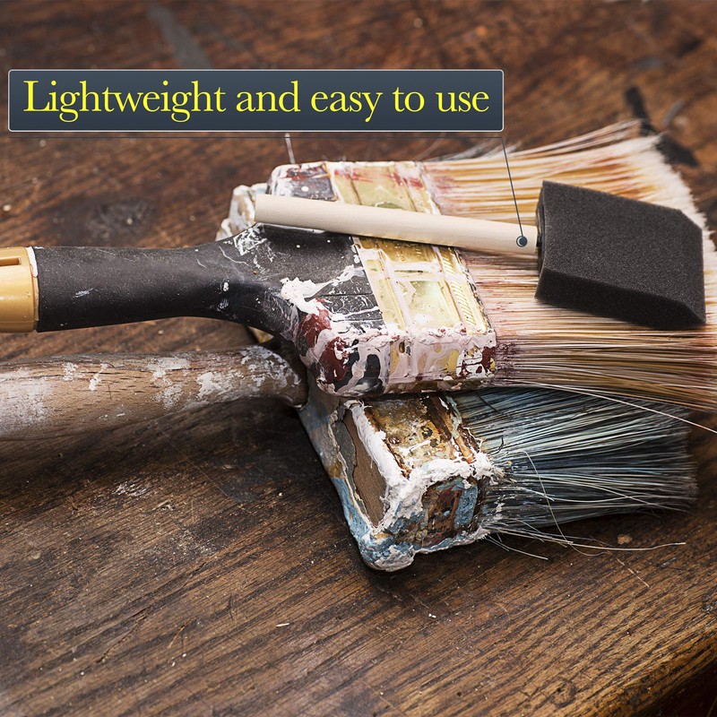 EHOMEA2Z Foam Paint Brushes Set - Versatile Sponge Brush Kit