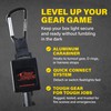 Gear Keeper Box LED Flashlight Retractor With 3” AL Carabiner
