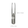 FOMIYES 2pcs Eyebrow with LED Light, Stainless Steel Eyebrow Pliers