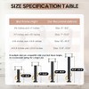 YUEYIN Under Bed Metal Support Legs, Adjustable Height Bed Frame
