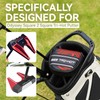 Putter Cover Mallet Center Shaft, Magnetic Closure Putter Headcover for