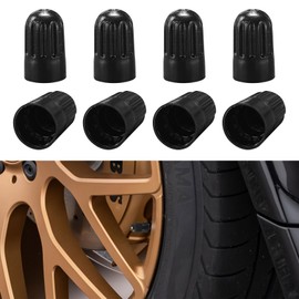 QZTYTY 8PCS TPMS Tire Valve Stem Caps, Wheel Tire Valve Cap, Plastic Valve Stem Covers with O-Ring Rubber Seal, Car Accessories Universal Long Air Valve Caps for TPMS20008 Tire Valves (Style 1)