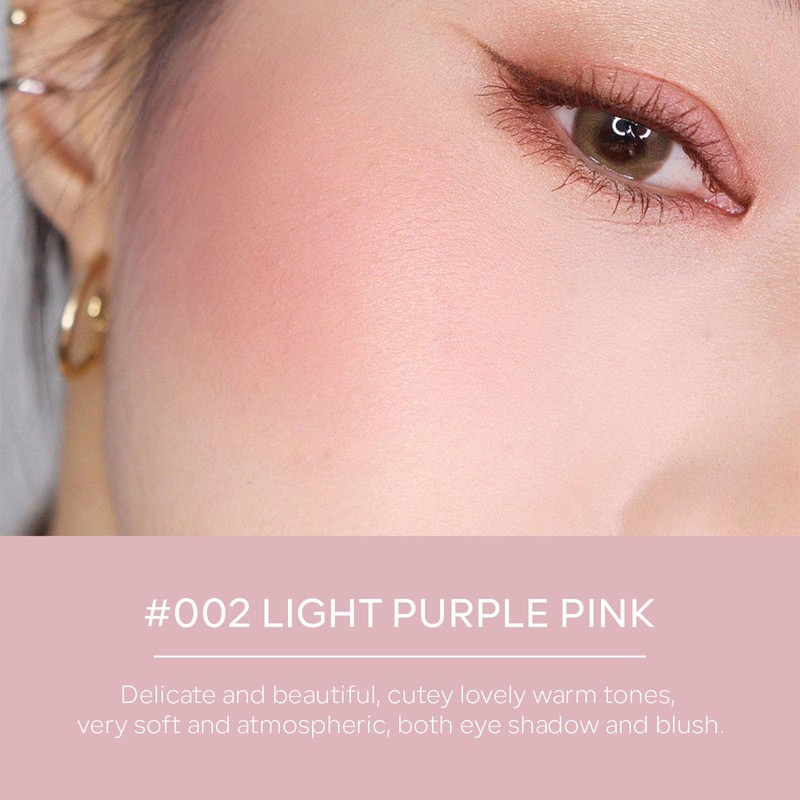 KYDA Single Matte Eyeshadow, Lavender Pink Eyeshadow, Ultra-fine Lightweight Powder,