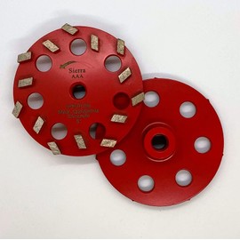 2 pcs of Concrete Ripper Wheel Sierra 5"(125MM) X5/8"-11 Thread 14 Teeth Grinding Gr 30 Med/Hard Bond for Concrete Masonry Granite Marble Premium (5" Ripper) 2 pcs