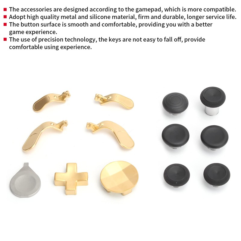 Metal Thumbsticks Joysticks Swap Replacement Parts,Gamepad Swap Joysticks Paddles Accessory
