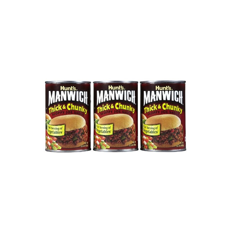 Hunt's Manwich Thick & Chunky Sloppy Joe Sauce - 15.5