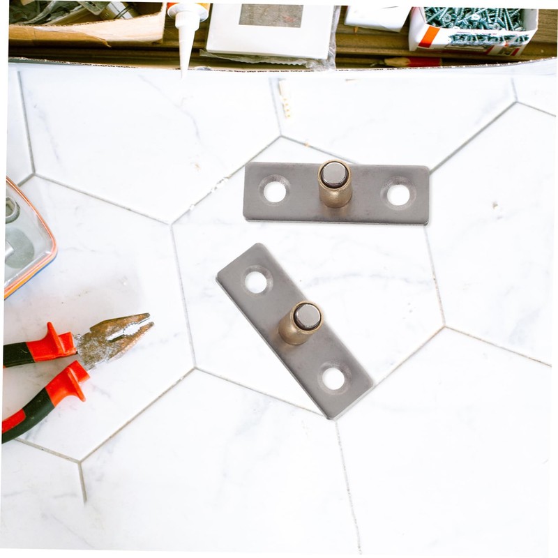 TEHAUX 2 pcs Sliding Door Floor Guides Durable Barn Door