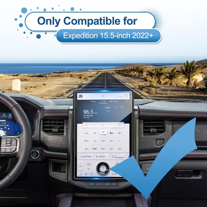 Coleya 2022 2023 2024 Expedition Screen Protector for Ford Expedition
