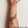 Azeeda 'Känguru der Aborigines' Temporäres Tattoo - Hautfreundlicher & Ungiftiger