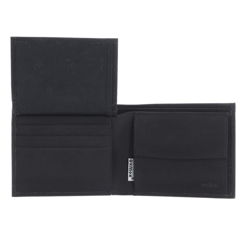 Oxmox New Cryptan RFID Protect Wallet, Wind Rose Print Cyan