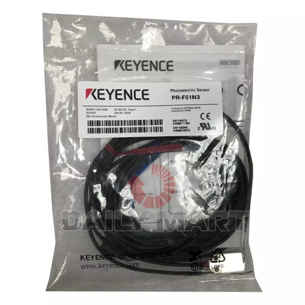 New In Box KEYENCE PR-F51N3 PRF51N3 Photoelectric Sensor