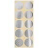 MaxMark 1.75" Self Adhesive Glossy Silver Seal Labels for Certificates,