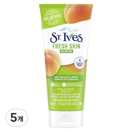 St. Ives Apricot Scrub, 5 pieces, 170g / 세인트이브스 살구 스크럽, 5개, 170g