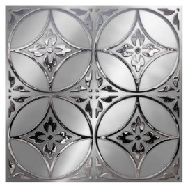 Main Street 24-Pack of 8 x8 Peel and Stick Backsplash Wallpaper Tiles – Floral Circles Design – Removable Self Adhesive Wall Tile for Kitchen, Renter-Friendly for Your Home and DIY Projects