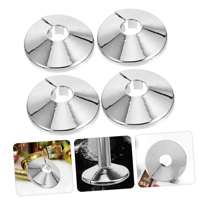 Operitacx Radiator Pipe Cover Set Sturdy Plastic Pipe Collars for