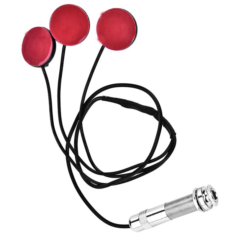 Self adhesive Piezo Transducer Microphone Pickup with Endpin Jack for