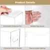 Acrylic File Folder Organizer, Clear Hanging File Organizer Box for