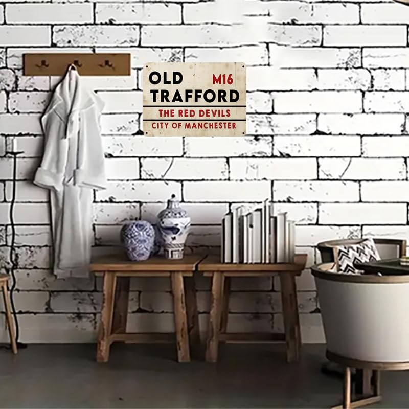 Old Trafford M16 Manchester Metal Sign | Manchester gift |