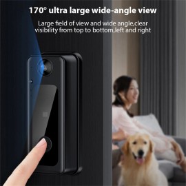 1080P 4.3in Wireless Visual Intercom Video Doorbell Camera Monitor for Home EENH