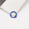 20 Pcs 30mm Multi-Colored Metal Flat Split Keyrings Keychain Rings
