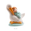Stork Baby Blue Figure