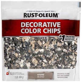 Rust-Oleum 382289 Decorative Color Chips, Stone Blend, 1 lb