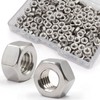ZQZ M3-0.5mm Hex Nuts,300 Pack 304 (A2-70) Stainless Steel Hardware