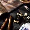 Colibri V-Cut Cigar Cutter | Black with Gold Accents |