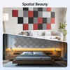 UNECHO 12 Pack 12" X 12" X 0.4" Acoustic Panels