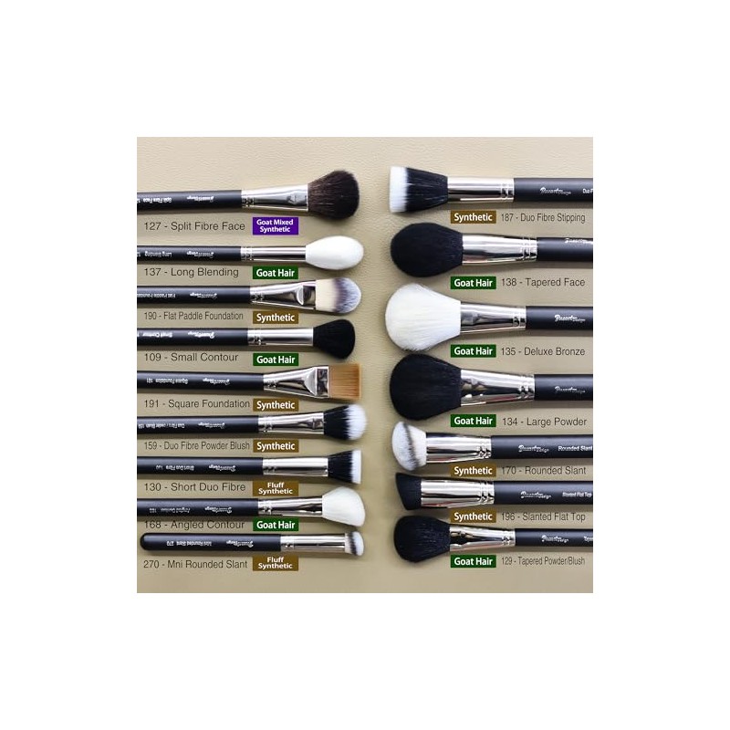 BUEART DESIGN - Juego de 42 brochas de maquillaje con