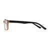 Retro Square Bifocal Reading Glasses in Brown Stripe by Readers.com