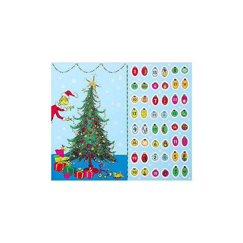 Kaufman How The Grinch Stole Christmas Advent Calendar 36in PanelHoliday