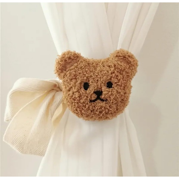 Teddy Bear Curtain Tiebacks, Length 70 – 80 cm, Curtain