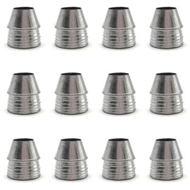 Niuhong 12 Pieces Axe Wedge Assortment Round Safety Round Handle Wedges Axe Wedges Replacement Axe Hammer Grips Hammer Wedges Iron Handle Hand Metal Wedge Round Steel Wedge Axe Hand Tools Accessories