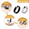 SAFIGLE 2sets 2pcs Couple Rings Decorative Tai Chi Gossip Sign