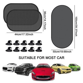 SSKHE Car Sun Shade for Car Side Window, Car Window Sunshades for Baby Pets with UV Protection, 5 Packs Sun Visor for Blocking Harmful UV Rays Sun Glare Heat, 44 x 36CM,100 x 50CM