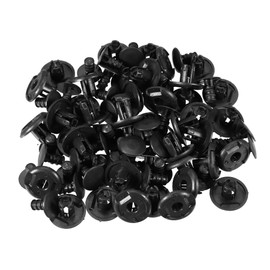 VekAuto 40 Pcs Fender Liner Clips Compatible for Honda, Durable Plastic Black Automotive Clips