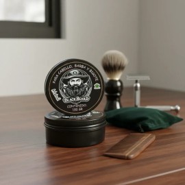Crema Black Beard Crecimiento Cabello Barba Bigote Bergamota