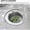 Kitchen Sink Strainer Stainless Steel, LASSHSWA Kitchen Sink Drain Strainer,
