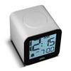 Braun BC25WP Digital Alarm Clock with Voice Output, Snooze, Positive