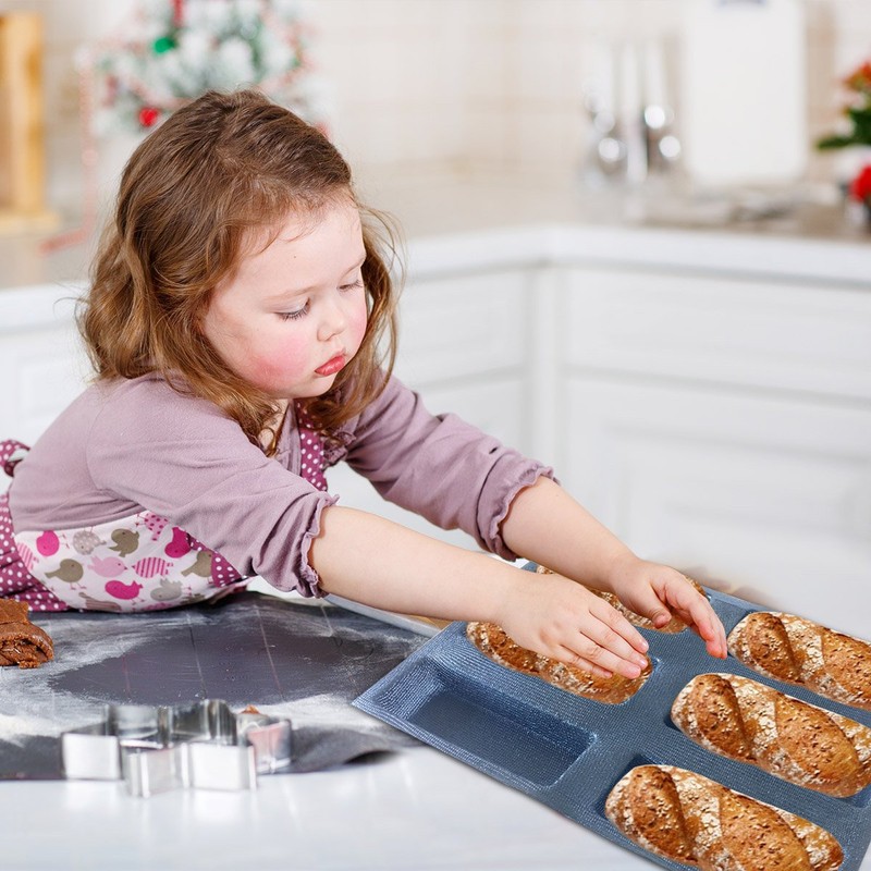 Bluedrop Silicone Bread Forms Square Shape Bread Molds Non Stick