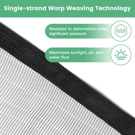 WindscreenSupplyCo Protection Cover 12 Ft. x 12 Ft. Garden Netting with Grommets Anti Squirrels, Rabbits, and Other Animals and Hail Perfect for Garden Plants Fruit Trees Pond Protection - PP1212KK